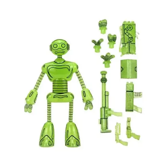 TMNT Mirage Comics - 7-inch Scale Action Figure - Transmat Fugitoid GID