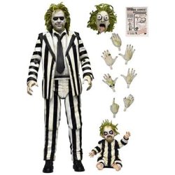 Beetlejuice Beetlejuice - 7" Scale Action Figure - Ultimate "Striped Suit" Beetlejuice-NE57304-01