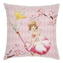 Card Captor Sakura: Clear Card kanapépárna - Sakura - Blooming Spring 35x35 cm