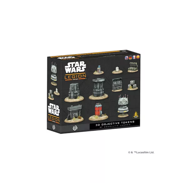 Star Wars: Legion - 3D Objective Tokens - EN/DE/SP/FR-SWQ102