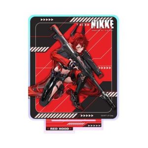 Goddess of Victory: NIKKE - Holographic Acrylic Standee - Red Hood - Crouching Series - 14cm-SAK02365