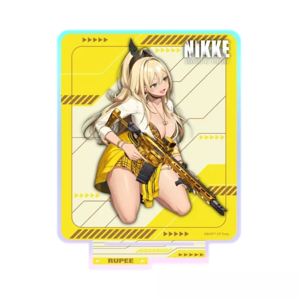Goddess of Victory: NIKKE holografikus akril standee - Rupee - Crouching Series - 14 cm
