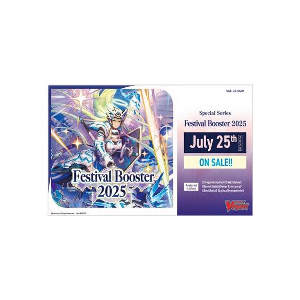 Cardfight!! Vanguard Festival Booster 2025 Special Series Display (10 Packs) - EN-VGE-DZ-SS08