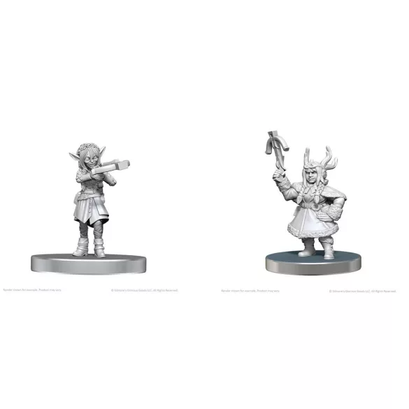 Critical Role Unpainted Miniatures: Veth Brenatto & Nott the Brave-90792