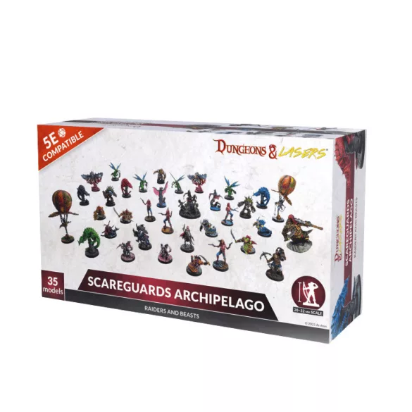 Dungeons & Lasers - Scareguards Archipelago miniatűra szett - angol kiadás