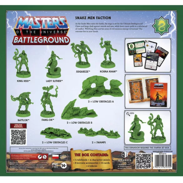 Masters of The Universe: Battleground Wave 8 - Snake Men Faction - FR-MOTU0121