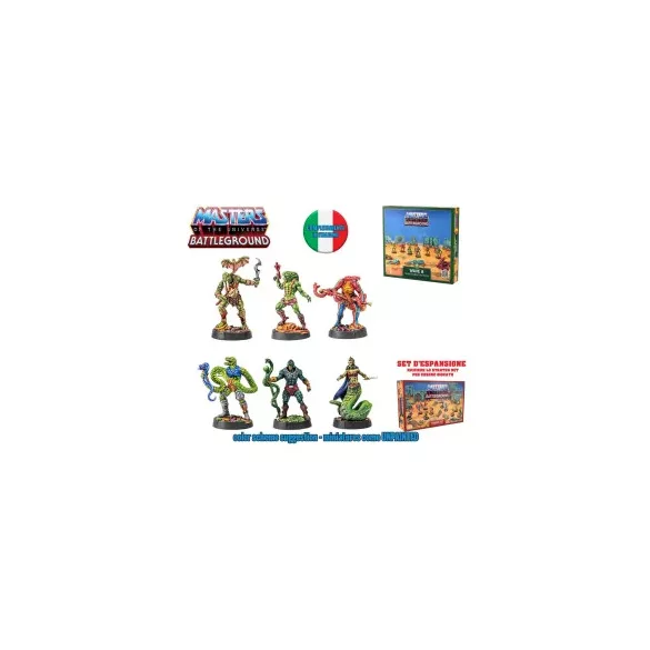 Masters of The Universe: Battleground Wave 8 - Snake Men Faction - IT