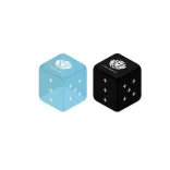 hololive OFFICIAL CARD GAME Official Dice - Light Blue & Black (2-piece set)-554390