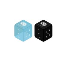 hololive OFFICIAL CARD GAME Official Dice - Light Blue & Black (2-piece set)-554390