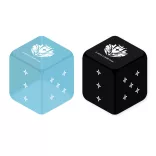 hololive OFFICIAL CARD GAME Official Dice - Light Blue & Black (2-piece set)-554390