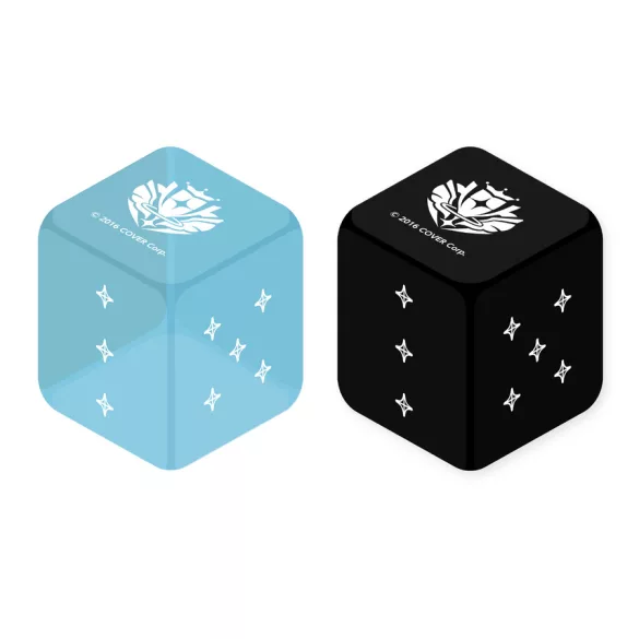hololive OFFICIAL CARD GAME Official Dice - Light Blue & Black (2-piece set)-554390