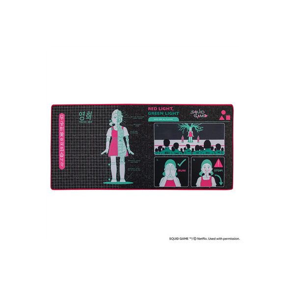 Desk Mat Young-Hee Blue Print - Squid Game-CR2542