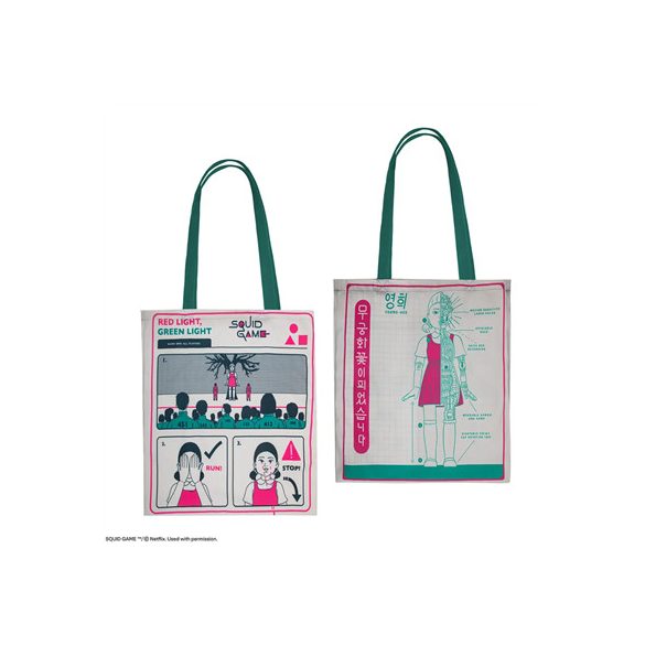 Tote Bag Young-hee Blue Print - Squid Game-CR2347