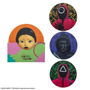 Set of 4 coasters - Squid Game-CR4141