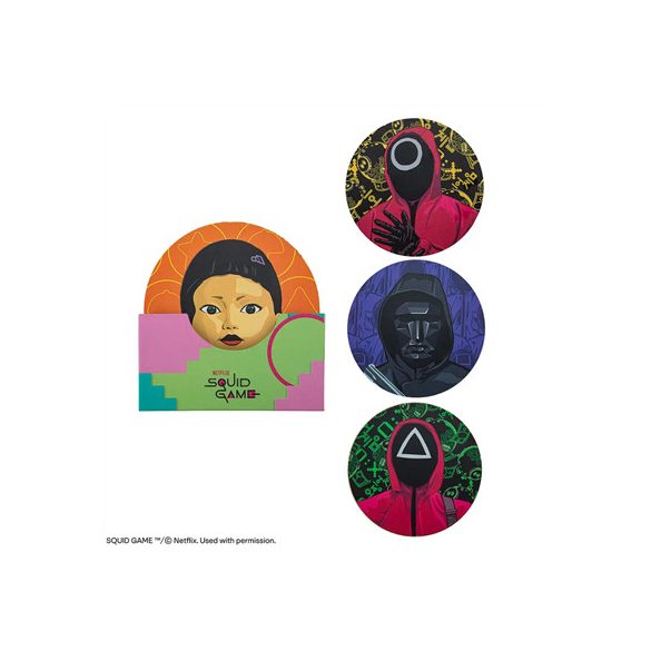 Set of 4 coasters - Squid Game-CR4141