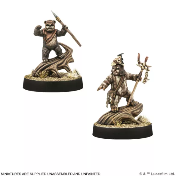 Star Wars: Legion - Logray & Wicket Commander Expansion - DE/EN/SP/FR-SWQ74