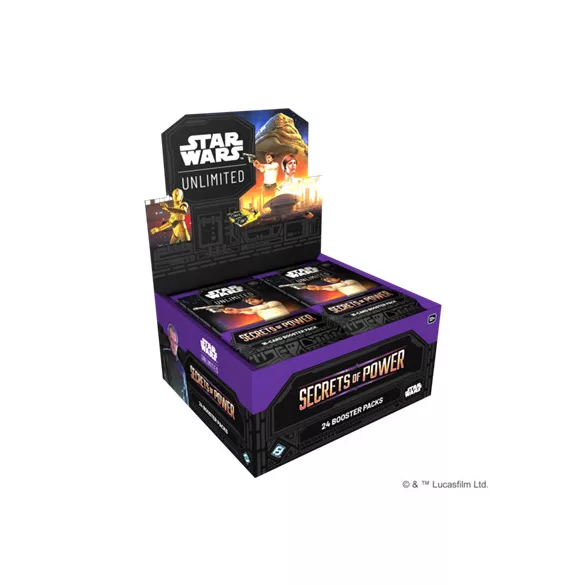 FFG - Star Wars: Unlimited - Secrets of Power Booster Display (24 Booster) - EN-SWH0602en