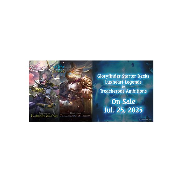 Shadowverse: Evolve Gloryfinder Treacherous Ambitions Starter Deck Display (6 Decks) - EN-SVEE-GFD02