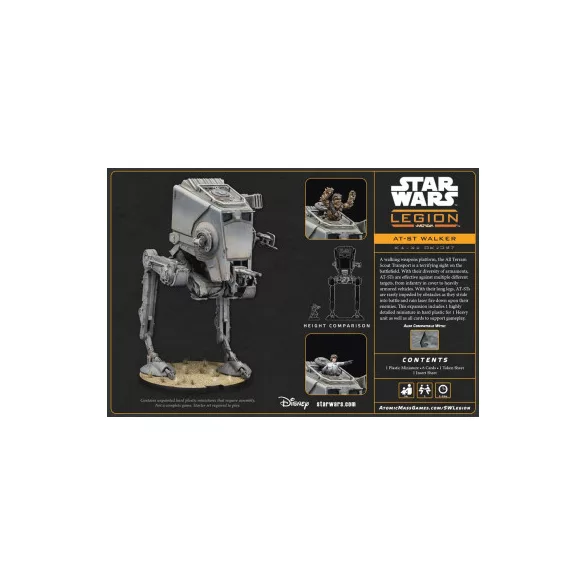 Star Wars: Legion - AT-ST miniatűra - DE/EN/SP/FR