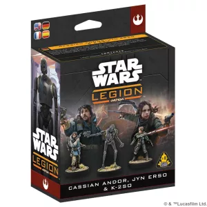 Star Wars: Legion - Cassian Andor, Jyn Erso & K-2SO - DE/EN/SP/FR-SWQ39