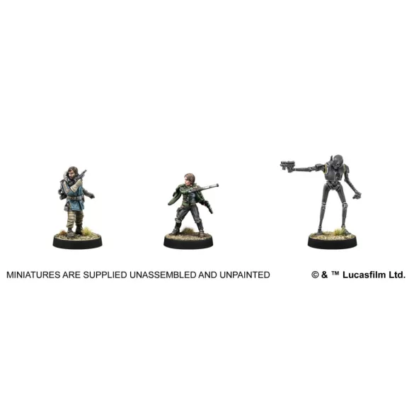 Star Wars: Legion - Cassian Andor, Jyn Erso & K-2SO - DE/EN/SP/FR