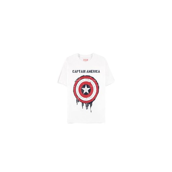 Captain America - Shield Men's Short Sleeved T-shirt - S-TS558666CAP-S