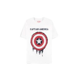 Captain America - Shield Men's Short Sleeved T-shirt - L-TS558666CAP-L