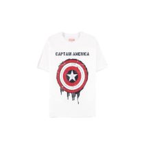 Captain America - Shield Men's Short Sleeved T-shirt - 2XL-TS558666CAP-2XL