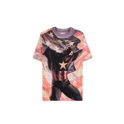 Captain America - Digital American AOP Men's Short Sleeved T-shirt - XL-TS821767CAP-XL