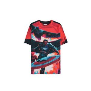 Captain America - Character AOP Men's Short Sleeved T-shirt - L-TS675230CAP-L