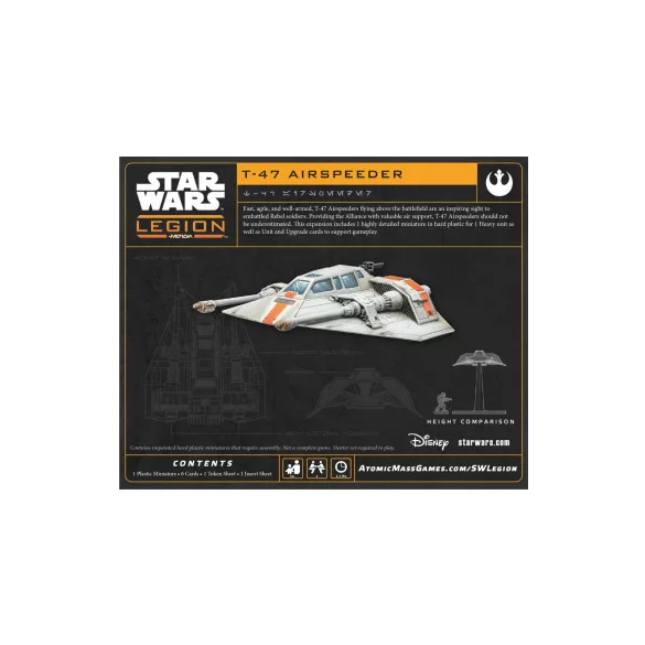 Star Wars: Legion - T-47 Airspeeder - EN/DE/SP/FR