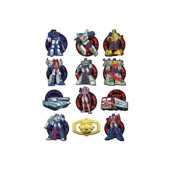 Transformers Mystery Pin Badges CDU (12)-HAS-TRA29-CDU