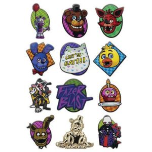 Five Nights at Freddy's Mystery Pin Badges CDU (12)-SE-FNAF11-CDU