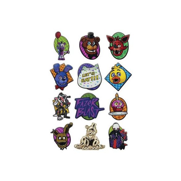 Five Nights at Freddy's Mystery Pin Badges CDU (12)-SE-FNAF11-CDU
