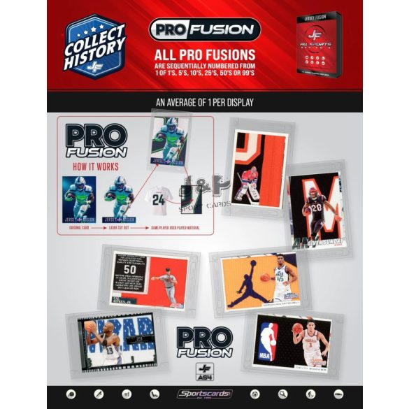 Jersey Fusion All Sports Series 4 Display (10 Boxes) - EN-