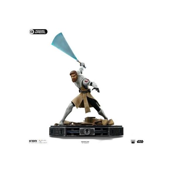 Obi-Wan Kenobi Star Wars: Clone Wars Art Scale 1/10-LUCSWR203125-10