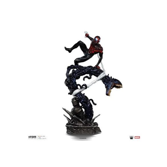 Miles Morales Spider-Man vs Villains Diorama Art Scale 1/10-MARCAS120825-10