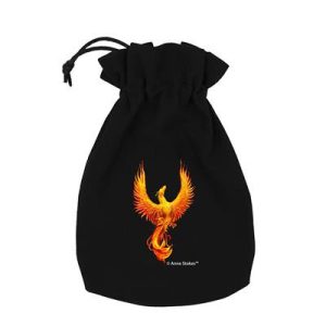 Anne Stokes Dice Pouch: Phoenix-BAST206
