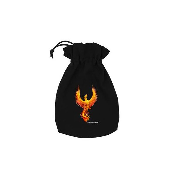 Anne Stokes Dice Pouch: Phoenix-BAST206