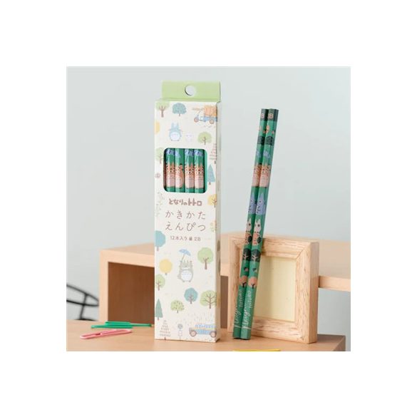 Set of 12 2B Pencils Totoro Forest - My Neighbor Totoro-MOVIC-23956