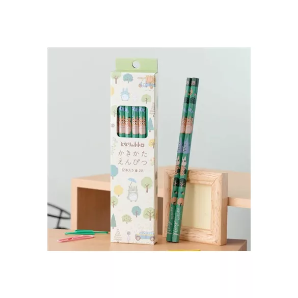 Set of 12 2B Pencils Totoro Forest - My Neighbor Totoro-MOVIC-23956