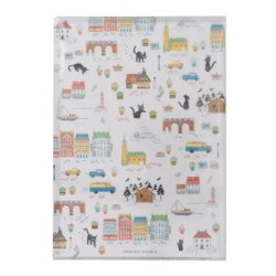A4 Size Clear Folder Koriko Walking light colour - Kiki's Delivery Se-MOVIC-23963