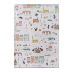 A4 Size Clear Folder Koriko Walking light colour - Kiki's Delivery Se-MOVIC-23963