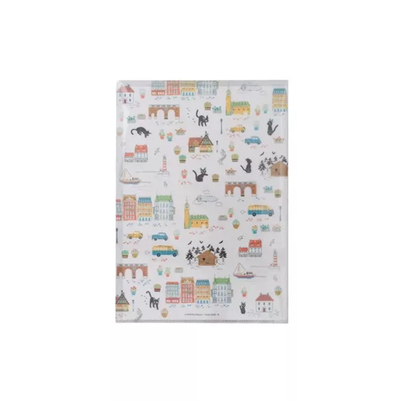 A4 Size Clear Folder Koriko Walking light colour - Kiki's Delivery Se-MOVIC-23963