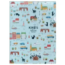 A4 Size Clear Folder Koriko Walking deep colour - Kiki's Delivery Ser-MOVIC-23964