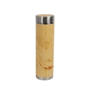 Bamboo tea bottle 400 ml - The great wave of Kanagawa-MAP4080