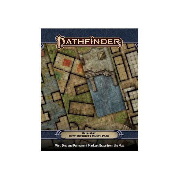 Pathfinder Flip-Mat: City Districts Multi-Pack - EN-PZO11028-FM
