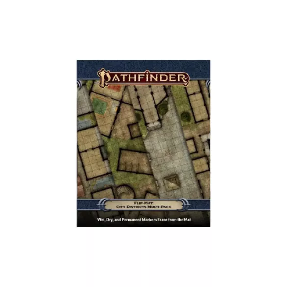 Pathfinder Flip-Mat: City Districts Multi-Pack - EN városi flip-mat