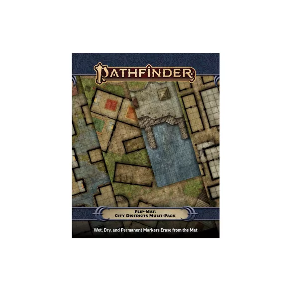Pathfinder Flip-Mat: City Districts Multi-Pack - EN városi flip-mat