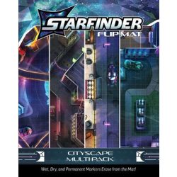 Starfinder Flip-Mat: Cityscape Multi-Pack - EN-PZO21006-FM